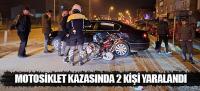 Bafra'da otomobille çarpışan motosikletteki 2 kişi yaralandı