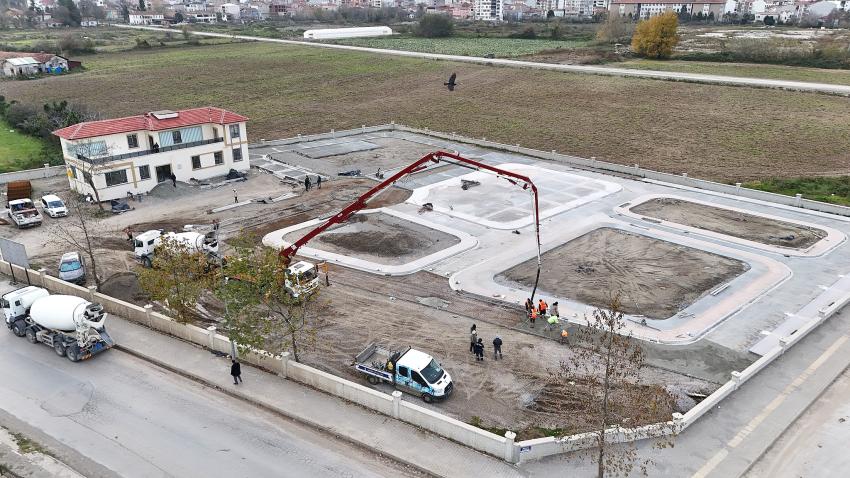 Bafra'da Çocuk Trafik Eğitim Parkı'nda sona geliniyor