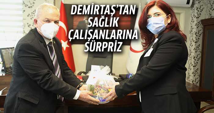 DEMİRTAŞ’DAN SAĞLIK ÇALIŞANLARINA 14 MART SÜRPRİZİ