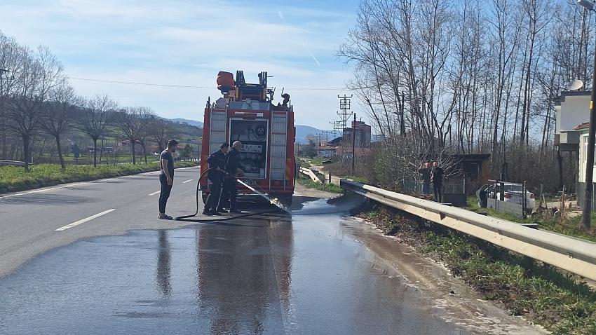 Alaçam'da minibüsün çarptığı bisikletli hastanede öldü 