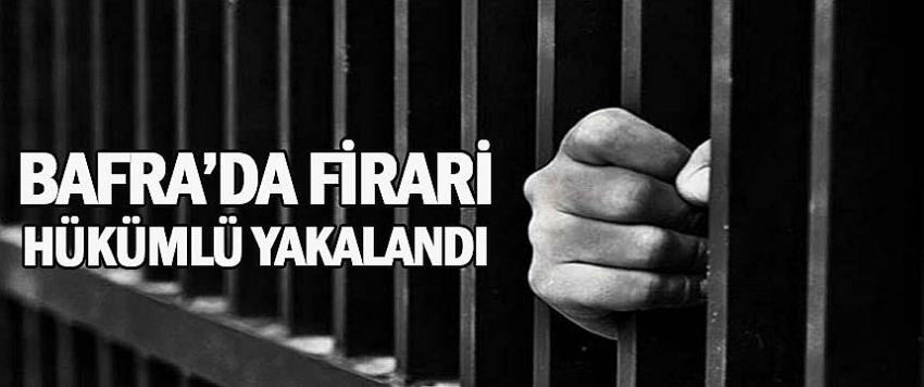 Bafra'da firari hükümlü yakalandı