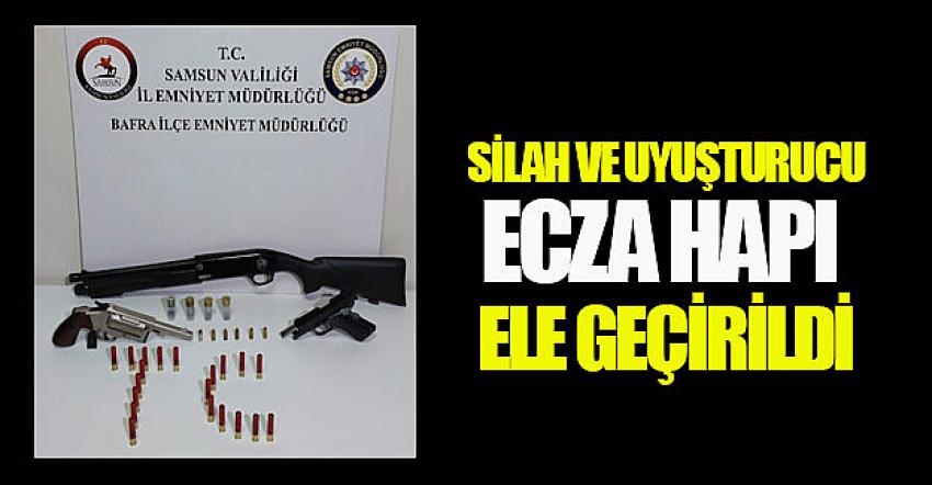 Bafra'da Silah ve Uyuşturucu Operasyonu: 1 Gözaltı