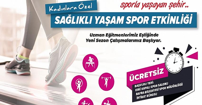 Bafra'da Sağlıklı yaşam spor etkinliği 