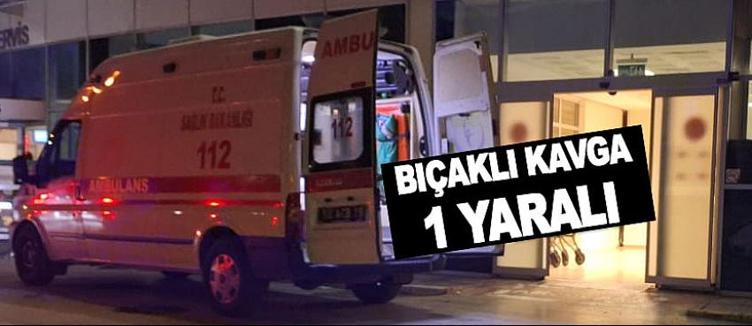 Bafra'da kavgada bıçakla yaralanan genç hastaneye kaldırıldı