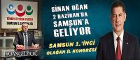 Sinan Oğan Yarın Samsun'da 