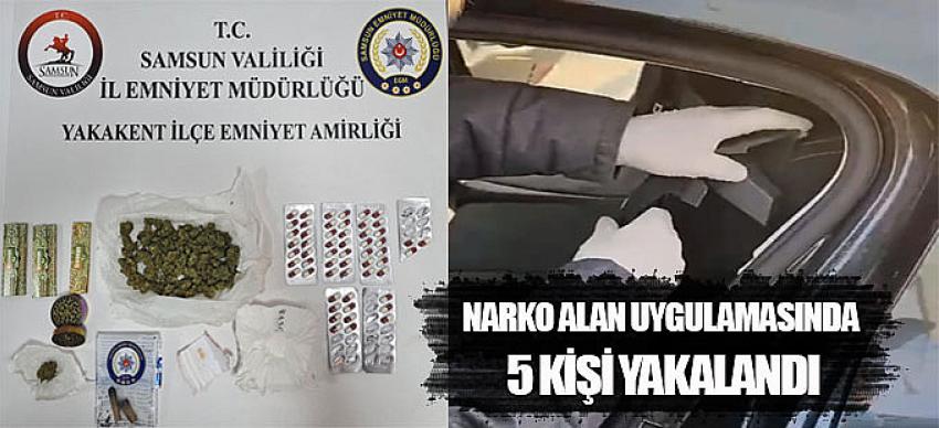 Yakakent'te Narko  Uyuşturucu Operasyonu 5 şüpheli yakalandı