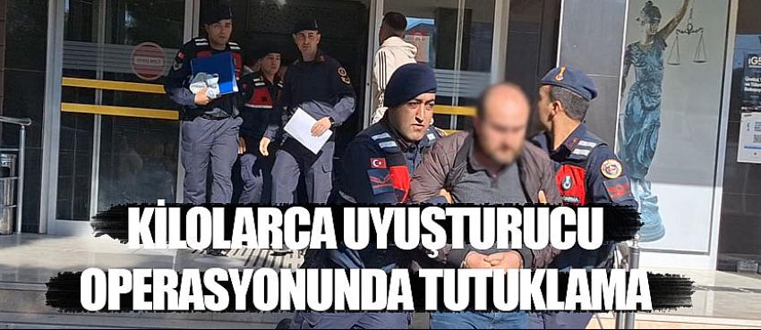 Bafra'da kilolarca uyuşturucu yakalatan zanlı tutuklandı