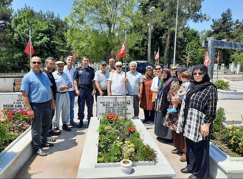 Bafra'da Şehit Bayrak şahadetinin 9.’uncu yılında anıldı