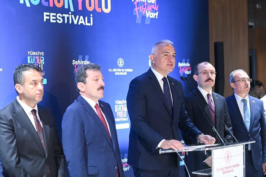 Samsun'da Türkiye Kültür Yolu Festivali start verildi