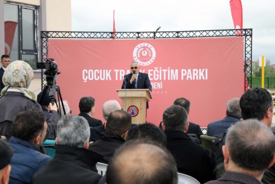 Bafra’da Çocuklar İçin Trafik Eğitim Parkı Açıldı