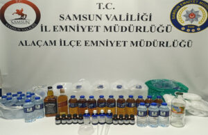 Alaçam’da Sahte İçkiye büyük darbe!