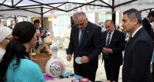 Bafra’dan engelsiz emekler sergisi açıldı