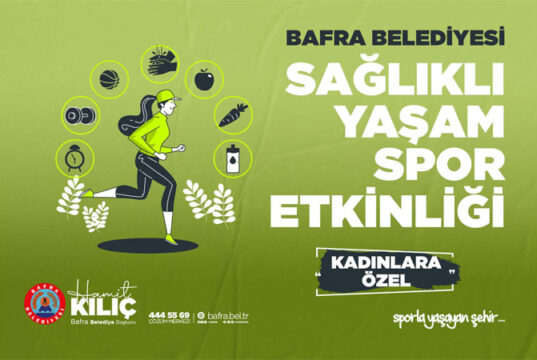 Bafra Belediyesi’nden kadınlara spor desteği