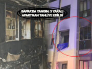 Bafra’da yangın, apartman tahliye edildi, 3 kişi etkilendi