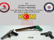 Bafra’da silah kaçakçılığı operasyonunda şüpheli yakalandı
