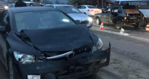 Bafra'da Yağmurca Mahallesi'nde kazada 3 kişi yaralandı