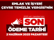 Emlak ve İşyeri vergisi son gün belli oldu