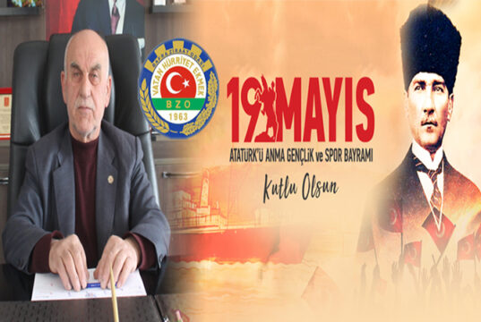 Bafra Ziraat Odası Başkanı Tosuner’den 19 Mayıs Bayram Mesajı