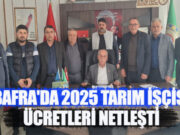 Bafra'da 2025 Tarım İşçisi Ücretleri Netleşti