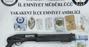 Yakakent'te uyuşturucu cephaneliği ve silahlarla yakalandılar!