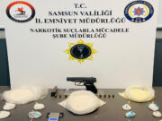 Samsun’da 1 kilo 400 gram Metamfetamin ele geçirildi