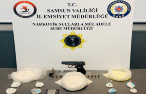 Samsun’da 1 kilo 400 gram Metamfetamin ele geçirildi