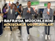 Bafra Yeşilyazı Ortaokulu’nda Duygusal Müdür Uğurlaması
