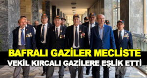 Bafra Gazileri Ankara’da TBMM’yi Ziyaret Etti