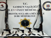 Bafra’da kaçak silah operasyonu 3 gözaltı