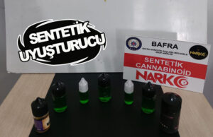 Bafra’da Likit Sentetik Uyuşturucu Ele Geçirildi