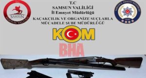 Bafra’da Silah Operasyonu, 1 Gözaltı