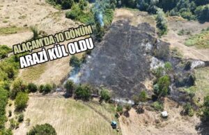 Alaçam’da Örtü Yangını Kontrol Altına Alındı