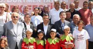 Alaçam’da 3. Dürtmen Yaylası Çilek Festivali düzenlendi