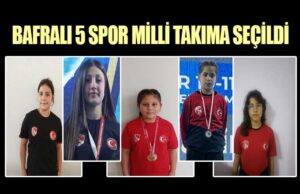 Bafralı 5 Sporcu Milli Takım Kampına Çağrıldı