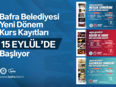 Bafra’da Ücretsiz Kültür Sanat Kursları Başlıyor