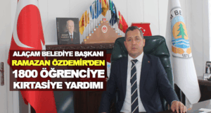Alaçam’da 1800 Öğrenciye Kırtasiye Yardımı