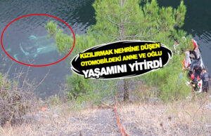 Bafra’da Otomobil Nehre Uçtu Anne ve Çocuğu Öldü