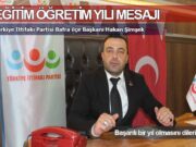 Hakan Şimşek’ten Öğretmen ve Öğrencilere Yeni Yıl Mesajı
