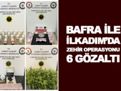 Bafra ile İlkadım’da zehir operasyonu 6 gözaltı