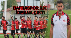 Bafraspor Bal liginin ilk idmanına çıktı