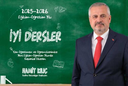 Başkan Kılıç’tan 2025-2026 Eğitim Yılı Mesajı