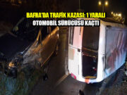Bafra’da Trafik Kazası: 1 Yaralı, Otomobil Sürücüsü Kaçtı