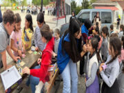Bafra Gençlik Merkezi Köy Okulunda Neşe Dağıttı
