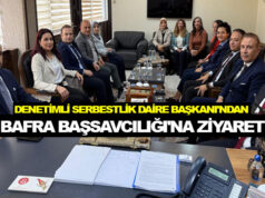 Daire Başkanı Şık’tan Bafra Cumhuriyet Başsavcılığı’na Ziyaret