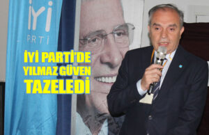 İYİ Parti Bafra ilçe Kongresinde Aydoğan Yılmaz Güven tazeledi