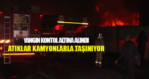 Bafra OSB’deki Büyük Fabrika Yangını Kontrol Altında
