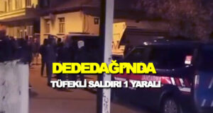 Bafra’da pompalı tüfekli saldırı 1 kişi yaralandı