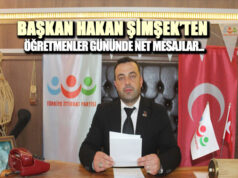 Başkan Hakan Şimşek, Öğretmen Şartları İyileşmeli