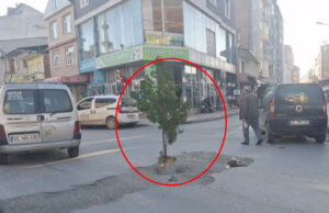 Bafra’da İlginç Protesto Olayı Yaşandı