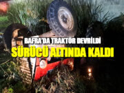 Bafra’da traktörün altında kalan sürücü kurtarıldı